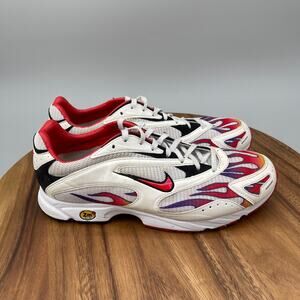 Vintage Nike Zoom Street Shoes Mens Size 10 White Spectrum Flame OG Super Rare